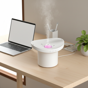 Umidificatore Smart Lotus Dewdrop <span class=keywords><strong>di</strong></span> Ultima Generazione 2026 con Perle d'Acqua in Movimento e Terapia Luminosa a 7 Colori per il Relax - Product Image 5