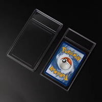 Étui rigide en acrylique PSA avec étiquette, résistant aux UV, pour cartes gradées, pour le rangement et la présentation de cartes TCG, sportives et de baseball
