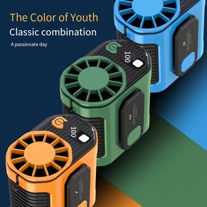 Ventilateur portable rechargeable USB XKC pour le <span class=keywords><strong>camping</strong></span> et les voyages, à clipser sur la ceinture, mini, compact, avec batterie externe intégrée - Product Image 4