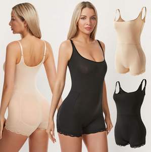 Séponge Body rembourré femmes contrôle du ventre sans couture sculptant corps Shaper <span class=keywords><strong>Sexy</strong></span> sous robe combinaison hauts - Product Image 5