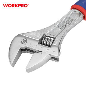 Jeu de clés à molette réglables <span class=keywords><strong>WORKPRO</strong></span>, poignée robuste, clé Cr-V de 12 pouces, poignée chromée confortable, clé à molette - Product Image 3