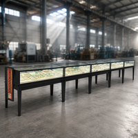 Vitrine de présentation de bijoux en verre robuste sur mesure, comptoir de présentation, vitrine de luxe pour bijoux