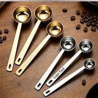 Cuillère doseuse en acier inoxydable écologique, personnalisable avec logo, 5ML/10ML/15ML/20ML/30ML, compatible lave-vaisselle, pour la cuisine domestique