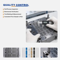 Système de moulage par injection multi-cavités à canaux chauds pour goutteurs agricoles, matériaux ABS/PC sur mesure de précision, tolérance de 0,02 mm