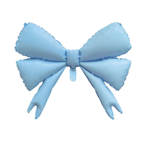 Nouveau Maka mat nœud papillon ballon noir rose couleur hélium feuille ballon pour anniversaire mariage saint valentin fête décoration
