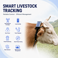 Traceur GPS Portable pour Moutons, Bovins, Vaches – Garantie 1 An, 4G, Étanche, Compatible Android/iOS, Utilisation Agricole, Historique de Navigation