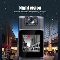 Mini caméra 4K HD avec vision nocturne, caméra DV pour vélo, moto, sports, enregistreur de conduite, caméra d'action portable pour vlog, voyages en plein air