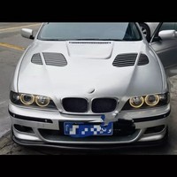Pour BMW Série 5 E39 Sport, capot avant en fibre de carbone, modèle M5 modifié GTR, avec découpes d'échappement à trous ouverts, nouvelle version à visser