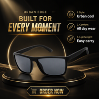 Lunettes de soleil confortables et légères pour femmes et hommes, monture en PC, cadeaux, verres polarisés UV400, lunettes de soleil de haute qualité pour l'extérieur, lunettes personnalisées