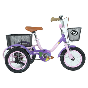 Bicicleta Infantil de Fábrica China Barata al por Mayor 2025, Triciclo para Niños, Bicicleta de 3 Ruedas para Niños con Canasta Trasera Grande - Product Image 5