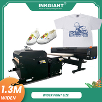 INKGIANT Machine DTF 1,3 m avec 4 têtes I3200-A1 et sécheuse DTF 130 cm