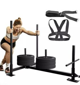 <span class=keywords><strong>Luge</strong></span> de fitness pour la musculation Force musculaire améliorée Puissance explosive Compatible 2 pouces Plaques de poids Divertissement sportif - Product Image 3