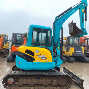 Miniexcavadora KX040-4 U40 de 4 Toneladas, Modelo 2023, Capacidad de Cucharón de 0.22m, Equipo Usado Confiable, Motor, PLC para Proyectos - Product Image 4