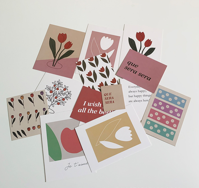 Customize Printed Greeting Card Paper Gift Cards Thank You Cards