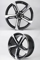 Jantes en alliage d'aluminium LEOHO VIA, nouveau design tendance, 17, 18, 19, 20 pouces, 5x114.3, 5x112, 5x108, 5x120 pour Accord, Audi et voitures particulières