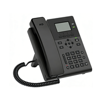 Téléphone IP SIP OEM KS30, double compte SIP, voix HD, écran LCD rétroéclairé, port Ethernet 10/100M, téléphone de bureau VoIP professionnel pour PME