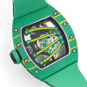 Montre mécanique tendance pour homme 2026, squelette tourbillon haut de gamme en fibre de carbone, idéale pour un style hip-hop - Product Image 4