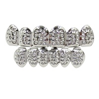 Bijoux Hip Hop en laiton plaqué or véritable 18 carats, finition brillante