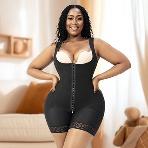 Post Surgery Shaper Zipper Faja <strong>Tummy</strong> <strong>Control</strong> Compression Bbl Columbian High Waist Garment Wide-strap <strong>Shapewear</strong> - Product Image 1