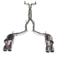 Échappement Catback de haute qualité pour Maserati Ghibli/ghibli S Q4 3.0 Ss304 Kits Axe arrière Silencieux à soupapes Pièces d'échappement sport Catback