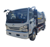 Camion compacteur de déchets Dongfeng de haute qualité, 6 roues, 10 m³, camion collecteur de déchets, camion à ordures chinois, chargement arrière