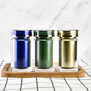 新款畅销保健瓶 多色胶囊药丸收纳瓶 双层塑料胶囊瓶 - Product Image 5