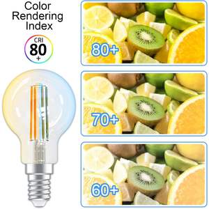 Antela AC Led Bulb E14 SMD 4.5W 470LM Dimmable Wi-Fi Smart <b>Light</b> Warm White to Cool White with <b>Timer</b> Glass Body - Product Image 2