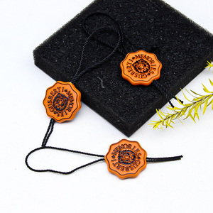 Bền vững PVC quần áo phụ kiện Fastener móc quan hệ dây treo <span class=keywords><strong>tag</strong></span> chuỗi dập nổi may con dấu thẻ nhựa thương hiệu túi nhãn - Product Image 3