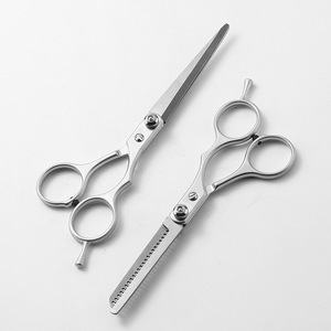Ciseaux à effiler, ciseaux plats, ciseaux de coiffure, tondeuses à cheveux en acier inoxydable, kit spécial pour la coupe des franges - Product Image 3
