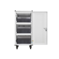 Chariot de recharge AC 110/220V, 20-40 emplacements, série DC, pour ordinateurs portables, Chromebooks et tablettes, idéal pour les salles de classe.