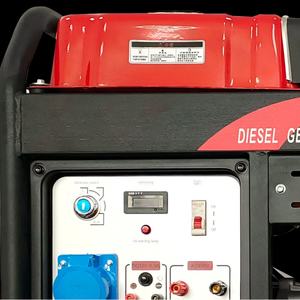 Generador Diésel de Arranque Manual, Motor sin Escobillas de Imán Permanente de 220V, Conjunto de Alta Potencia - Product Image 4