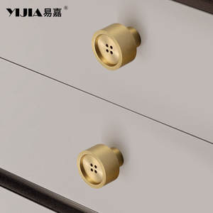 Poignées à <span class=keywords><strong>bouton</strong></span> monotrou en laiton poignées en laiton massif armoires <span class=keywords><strong>de</strong></span> télévision armoires <span class=keywords><strong>de</strong></span> vanité tiroirs armoires placards poignées - Product Image 4