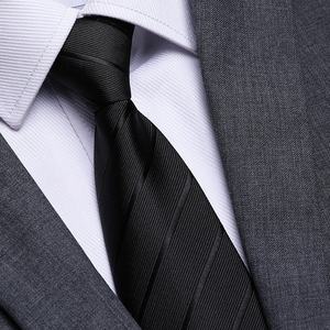 <span class=keywords><strong>Cravate</strong></span> noire pour homme, <span class=keywords><strong>cravate</strong></span> de cérémonie professionnelle, polyester tissé, rayée, à pois, décontractée, pour affaires, mariage, look de marié, fermeture éclair, 45*8cm - Product Image 4