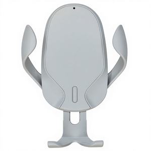 Support <span class=keywords><strong>de</strong></span> téléphone sans fil à capteur infrarouge 15W, antidérapant et antichoc, pour tableau <span class=keywords><strong>de</strong></span> bord et pare-brise, double usage, vente en gros usine - Product Image 1