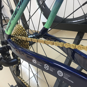 <span class=keywords><strong>Cadena</strong></span> de <span class=keywords><strong>Bicicleta</strong></span> YBN SLA de Titanio Dorado, 126 Eslabones con Conector Mágico, <span class=keywords><strong>Cadena</strong></span> de <span class=keywords><strong>Bicicleta</strong></span> de Montaña de <span class=keywords><strong>12</strong></span> <span class=keywords><strong>Velocidades</strong></span> - Product Image 6