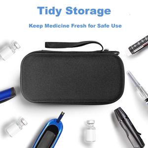 Kustom Logo EVA Insulin pena keren tas dengan 2 kemasan es Insulin <span class=keywords><strong>diabetes</strong></span> Travel Case portabel penyimpanan kotak paket medis - Product Image 6