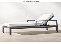 Ensemble de table à manger basse et chaises de jardin en aluminium pour patio