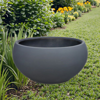 Grande cuvette de jardinière en béton GFRC GRC personnalisée de l'usine Foshan Utilisation industrielle commerciale Jardin Maison Pépinière-Option de suspension au sol