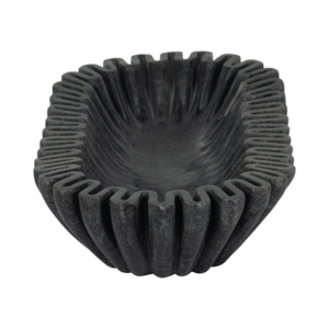 Bol décoratif en marbre ondulé pour centre de table, décoration de comptoir de cuisine, style sophistiqué - Product Image 4