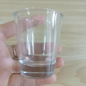 Großhandel 45ml transparente Mini Soju Spender Glas becher