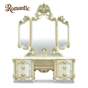 Villa royale du Moyen-Orient de luxe, appartement de luxe, ensemble de meubles pour chambre à coucher, <span class=keywords><strong>lit</strong></span> vintage italien et classique avec <span class=keywords><strong>lit</strong></span> allumé en bois - Product Image 5