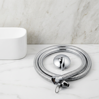 Tuyau de douche de luxe en acier inoxydable, tuyau flexible de plomberie