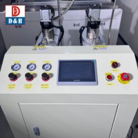 Mesin otomatis CNC 3 sumbu, bagian AB Epoxy Resin pot & pengukur 2K sistem dosis dengan lem Label Dispenser
