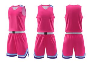 Uniforme de Baloncesto Sublimado de Estilo Moderno para Hombre, Conjunto de Camiseta Deportiva Ligera y Pantalones Cortos, Transpirable y Absorbente de Humedad para Verano - Product Image 3