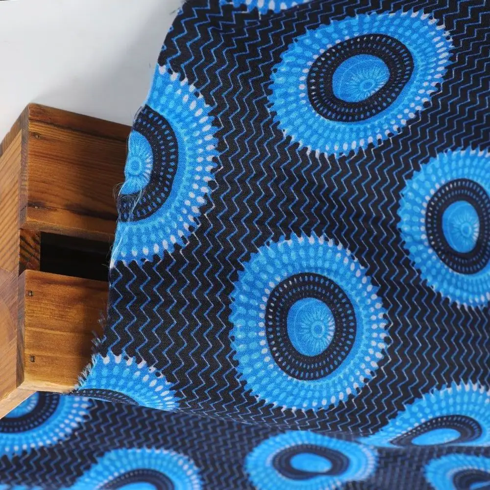 Mooi Ontwerp Fabriek Groothandel 100% Stof Agne Afrikaanse Stoffen Wax Prints Voor 6 Yards