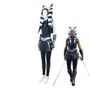 Disfraz de Cosplay Unisex de Ahsoka, de la Película <span class=keywords><strong>Star</strong></span> <span class=keywords><strong>Wars</strong></span>: Clone <span class=keywords><strong>Wars</strong></span>, Traje Completo de Halloween, Tipo de Personaje Echo, Poliéster FH, para Adultos - Product Image 2
