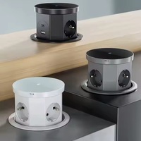 Touchmi Hidden Table Cuisine Plan de travail Prise de courant Pop up Prises avec charge sans fil