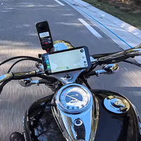 Navigateur GPS Aoocci C9 Pro Max pour moto avec Carplay, caméra embarquée 6 pouces, vue avant + arrière, écran partagé, vision en direct, processeur V851S3 1