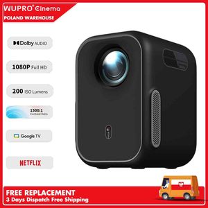 Version Wupro Portable Projecteur 1080P FHD 4K Supported LED Proyectores 200 ISO Lumen HDR10 <b>Smart</b> Google TV Projector Projec - Product Image 1