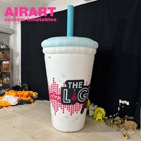 Décoration publicitaire Tasse à café gonflable géante pour cafés